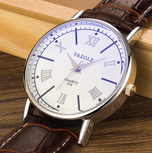 YAZOLE D <span class=keywords><strong>313</strong></span> Montres de couple à vendre en gros en Chine, montres à quartz pour hommes, logo personnalisé, montres-bracelets pour les amoureux - Product Image 5