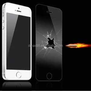 Beste Preis 2,5 D 0,33mm Glas für iPhone 5/5S handy smart telefon screen protector Willkommen OEM