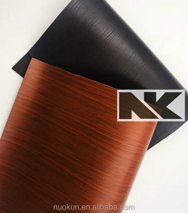 एन. के. V033 पीवीसी मुद्रित के साथ दो टोन प्रभाव चमड़े साबर कपड़े बैग और जूते के लिए