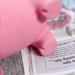 Pembe Yaz Yumuşak Silikon Köpek Kauçuk Domuz Squeak Cızırtılı Çiğnemek Hayvan Köpek Lateks Oyuncaklar - Product Image 4