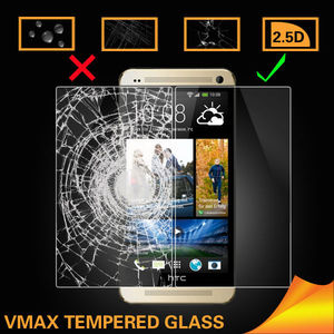 0.2mm/0.26mm/0.33mm 9h teléfono móvil de cristal templado de choque contra el protector de pantalla para htc uno 2 m8 - Product Image 1
