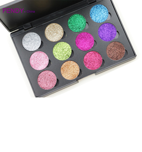 Cosmétique Minéral Maquillage Marque Privée Palette de Fards à Paupières 12 couleurs Palette de Maquillage de Fard à Paupières - Product Image 3