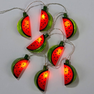 Mùa hè theo mùa <span class=keywords><strong>Led</strong></span> trang trí ánh sáng dưa hấu nhựa trái cây chuỗi đèn đầy màu sắc ngoài trời trong nhà môi trường xung quanh thiết lập tâm trạng - Product Image 4