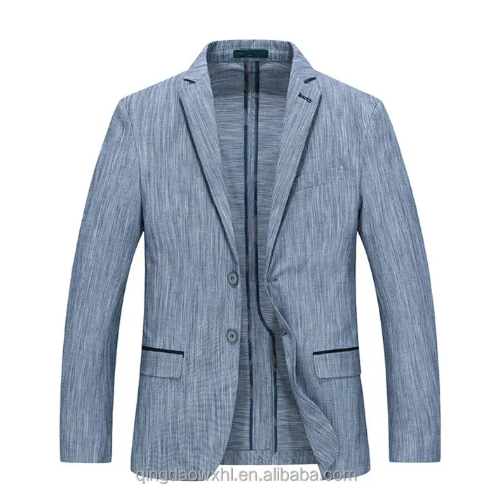 Best Selling In America Clothes Man Gentleman Elegant Suits High Quality Linen Blazer Exclusive
