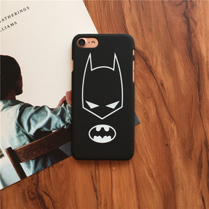 2018 Venta caliente simple líneas Batman Iron Man Slim hard PC caso del teléfono móvil para el iPhone 6 S 7 8 más X - Product Image 6