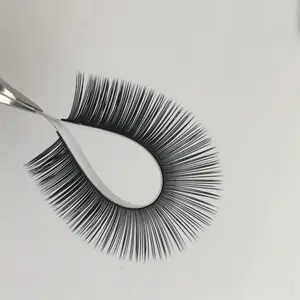 Individual Flat Lashes Extension Soft New Ellipse Flat Lashes 0.15 Mm Faux Mink Flat Shape Lashes Individual Eyelash Extensions Tray J B C D Curl