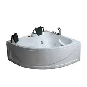 HS-B231 bak mandi akrilik putih Belanda 2 orang orang, bak mandi pusaran air dengan fungsi pijat, keran penguras termasuk untuk rumah, Hotel - Product Image 2