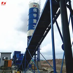 Highway, airport ground floor construction 200t/h New Cond ition And Electric Power Type cement mixing facility