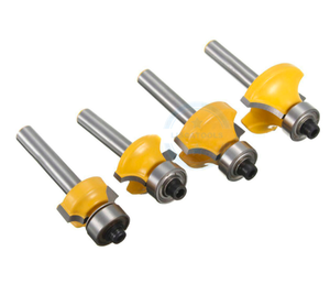 L-N019 4PC <span class=keywords><strong>1</strong></span>/4 inch Vòng trên viền <span class=keywords><strong>Router</strong></span> <span class=keywords><strong>Bit</strong></span> Set - <span class=keywords><strong>1</strong></span>/4 ",<span class=keywords><strong>1</strong></span>/<span class=keywords><strong>8</strong></span>'',3/<span class=keywords><strong>8</strong></span> ",<span class=keywords><strong>1</strong></span>/2'' bán kính thẳng tông đơ làm sạch góc <span class=keywords><strong>bit</strong></span> tròn - Product Image 4