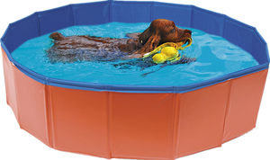 120x30cm Fashional PVC and Cloth Durable Foldable <strong>Dog</strong> Washing <strong>Swimming</strong> <strong>Pool</strong> <strong>for</strong> <strong>Dog</strong> &amp; Cat in Blue/Red - Product Image 5