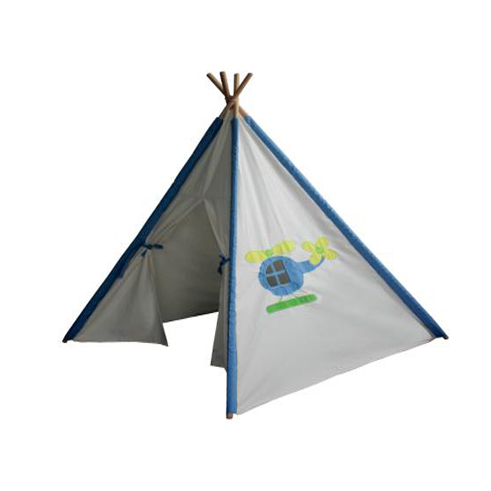Embroidery Children Kids Play Indian Teepee Tent