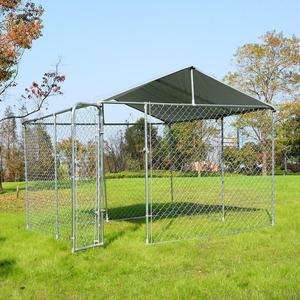 Galvanizado Flexible de alambre de acero de malla de enlace de cadena para panel conectado residencial jaula de perro kennel de la casa - Product Image 2