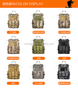 Gilet tactique Molle réglable pour femmes hommes tir en plein air avec pochette - Product Image 4