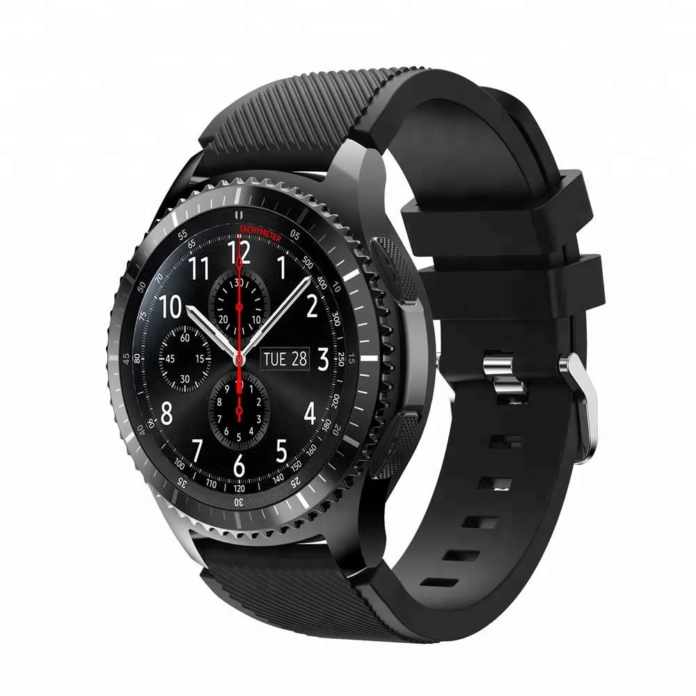 Sports Silicone Watch band For Samsung Gear S3 Frontier Classic strap for Xiaomi Huami Amazfit Pace