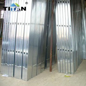 16 गेज जिप्सम धातु प्रोफ़ाइल स्टड जस्ती स्टील स्टड Drywall तैयार - Product Image 1