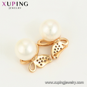 Boucles d'oreilles xup en forme de papillon, pour femme, bijoux en perles blanches, en or, tendance <span class=keywords><strong>93150</strong></span> - Product Image 6