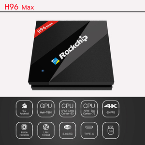 Artway H96 MAX 2 GB/16 GB RK3399 Seis Core <span class=keywords><strong>Android</strong></span> 6.0 <span class=keywords><strong>TV</strong></span> <span class=keywords><strong>box</strong></span> <span class=keywords><strong>con</strong></span> pre-instalado KODI y tipo c puerto - Product Image 6