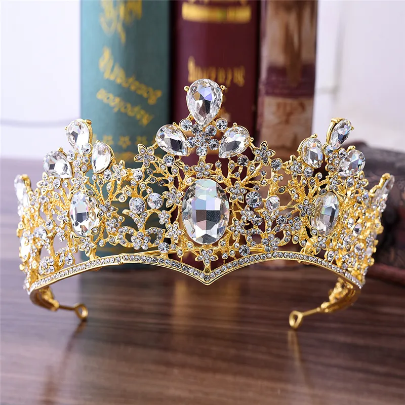 HY26 moda Ballet Tiara cristal Rhinestone corona nupcial pelo ballet accesorios para la boda