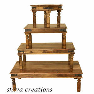 Takhat Style Solid Sheesham <b>Wooden</b> <b>Coffee</b> <b>Table</b> for Living Room Furniture or Home Decor - Product Image 1