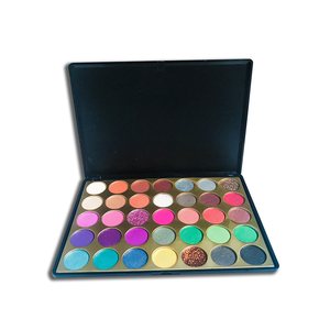 Más de 35 colores paleta de sombra de ojos de Color cálido brillo mate de sombra de ojos cosméticos - Product Image 2
