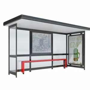 Abrigos de Ônibus Stand Design Para Publicidade