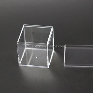 Acrylic Cake Box Acrylic Cube Boxes With Lids Acrylic Candy <strong>Display</strong> Box <strong>Mini</strong> Candy <strong>Bin</strong> - Product Image 3