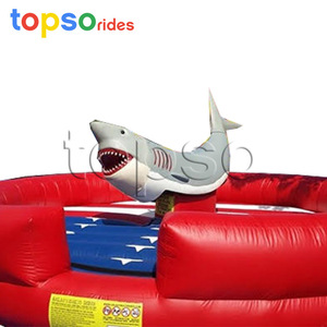 Taureau mécanique gonflable de carnaval, simulateur de requin mécanique gonflable pour enfants à vendre - Product Image 3
