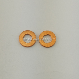 New Diesel Common Rail Injector Copper <strong>Washer</strong>/<strong>Shim</strong> F00VC17505 F00VC17503 OEM - Product Image 6