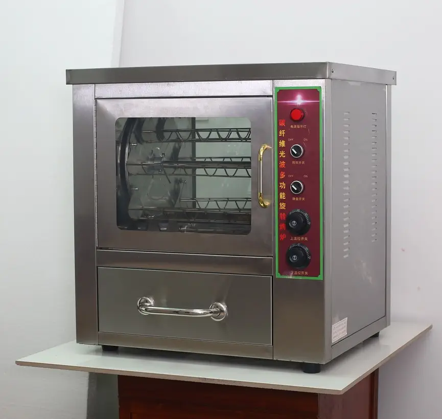 Venta caliente automática comercial asado dulce de patata máquina de tostar