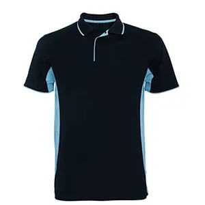 Camisa de polo de golfe de poliéster, alta qualidade, uniforme, venda no atacado