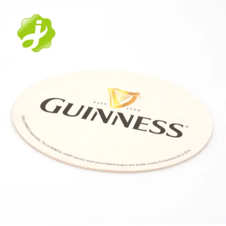 New products for 2021 customized nice drink beer paper coaster