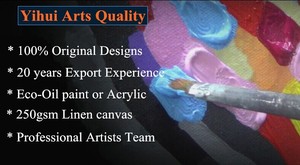 En gros la main couteau peintures abstrait cock - Product Image 6