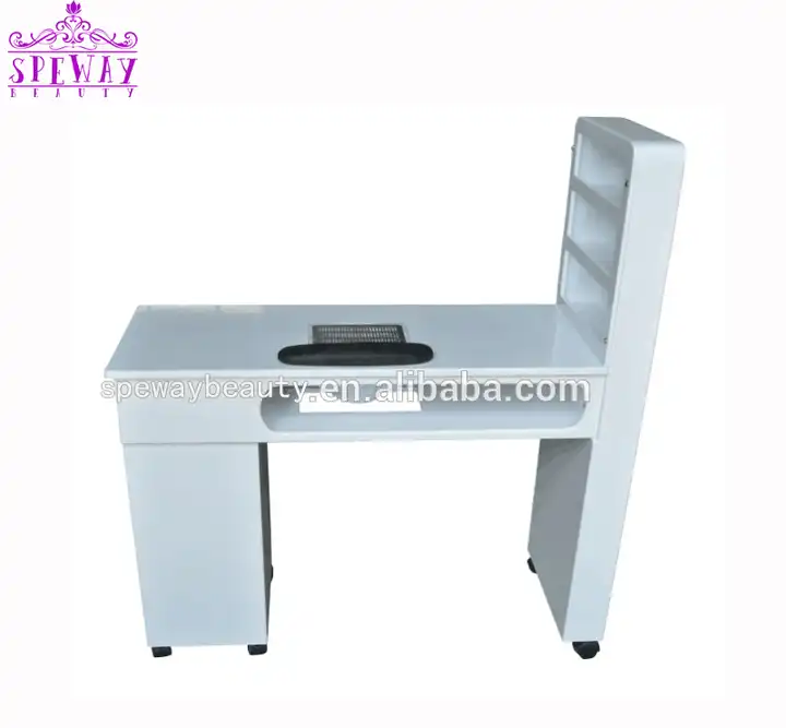 Single Door 4 Drawers With Fan Black Manicure Table Nail Desk,Nail Table  for Technician Workstation Salon - AliExpress
