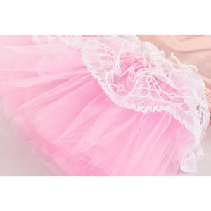 Vestido Tutú de Ballet de Algodón y Spandex <span class=keywords><strong>Rosa</strong></span> Personalizado para Niñas, Traje de Baile Económico para Entrenamiento - Product Image 5