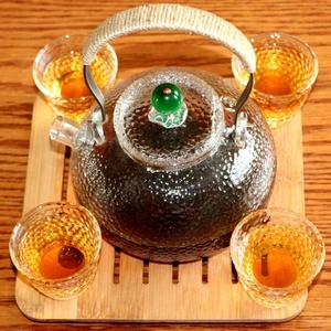 Ensemble de théière en verre à motif de fleurs, nouvel arrivage amusant - Product Image 2