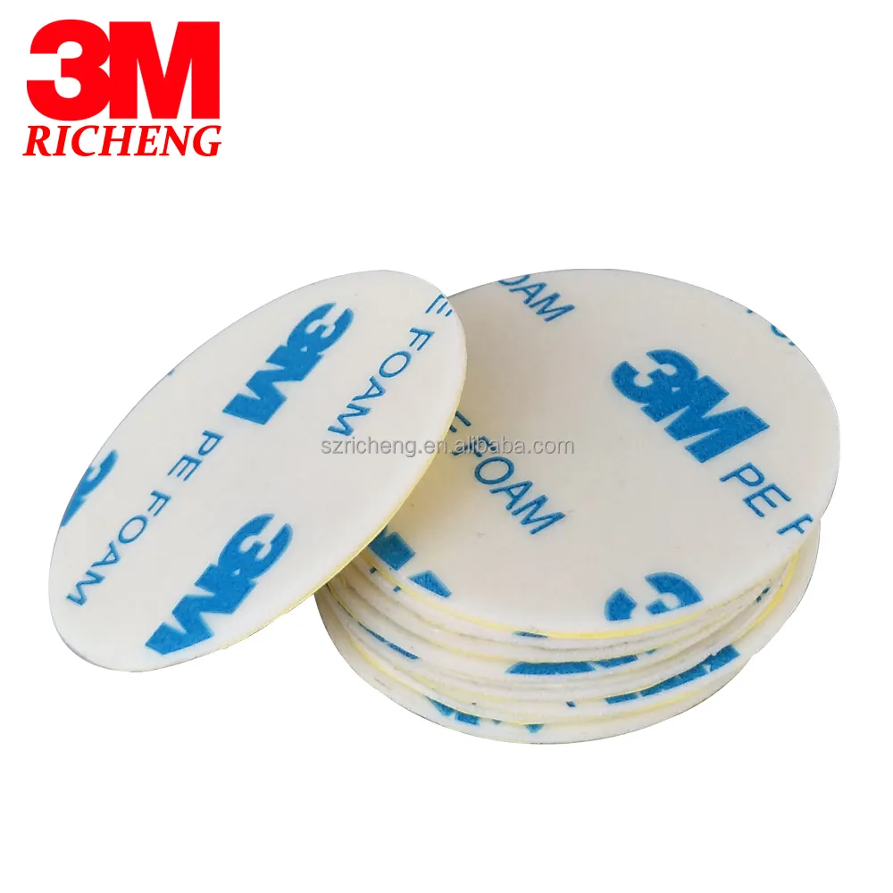 100% Gốc 3M 1600T Hai Mặt PE Foam Tape Cường Độ Cao Acrylic Double Coated Adhesive Cell Foam Tape