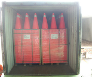 Conos de Tráfico de PVC Duraderos y Flexibles, Color Naranja, Hechos en Taiwán, con Cinta Reflectante Prismática de Alta Intensidad y Varias Alturas - Product Image 4