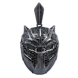 مثلج خارج كابتن الهيب هوب من أمريكا قلادة النمر الأسود قلادة - Product Image 3