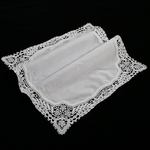 A009: الأبيض قسط القطن الدانتيل منديل الكروشيه بالمناديل للنساء/السيدات الزفاف هدية - Product Image 5