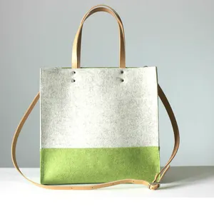 New arrival fashion cheap wool handbag handmade popular felt beach bag made in China