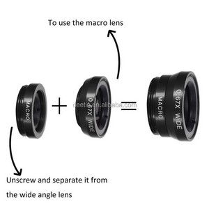 Kit <span class=keywords><strong>de</strong></span> Lentes <span class=keywords><strong>para</strong></span> <span class=keywords><strong>Celular</strong></span> 3 en 1 con Clip, Lente <span class=keywords><strong>Ojo</strong></span> <span class=keywords><strong>de</strong></span> <span class=keywords><strong>Pez</strong></span> <span class=keywords><strong>de</strong></span> 180 Grados + Gran Angular + Macro <span class=keywords><strong>para</strong></span> Teléfono, Xiaomi - Product Image 5