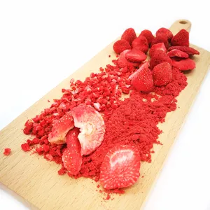 TTN factory direct sale freeze dried strawberry fruits no sugar added with strawberry chips