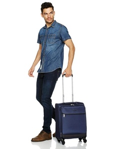 Pinghu Sinotex 3pcs Set 20 24 29 Inch Trolley Suitcase Roller <strong>Luggage</strong> Bag 4 <strong>Wheels</strong> <strong>Soft</strong> Polyester <strong>Luggage</strong> - Product Image 6