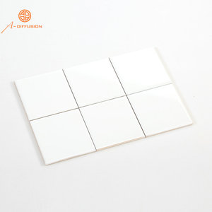 Piastrelle in Ceramica Moderne <span class=keywords><strong>10x10</strong></span> per Pareti di Cucina, Soggiorno, Hotel, Scuole - Antibatteriche, Resistenti all'Usura, Lucide - Product Image 5