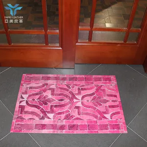 Antideslizante decorativo patrón marroquí de suelo de vinilo mat