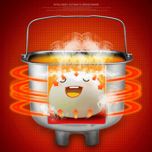 เครื่องทำขนมปังอัตโนมัติอเนกประสงค์สำหรับใช้ในบ้าน - Product Image 5