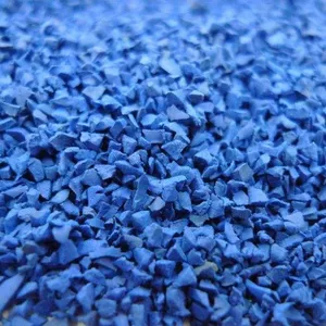 Bleu EPDM Ou de Caoutchouc Recyclé Granules
