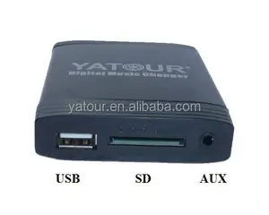 Auto mp3 antarmuka musik digital cd changer usb mobil stereo mobil adapter emulator wma pemain