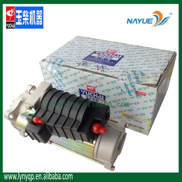 Yuchail деталей двигателя стартером b7617-3708100 для yc6108g