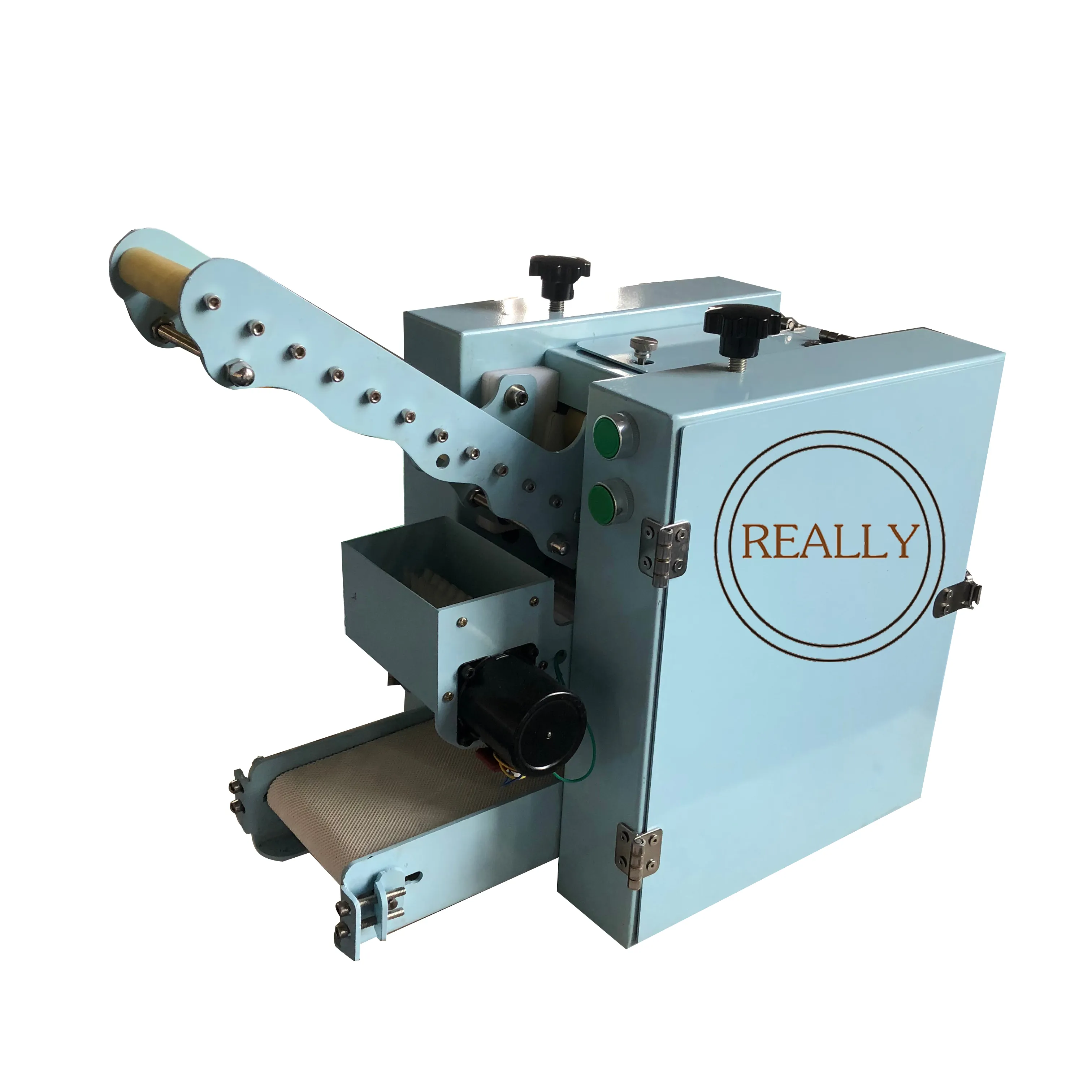 OEM completo automatico rotondo e quadrato Lumpia/rotolo a molla/samosa dougn sheet press maker Equipment